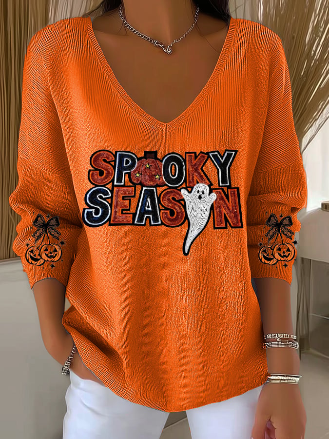 Women's Halloween Print T-Shirt