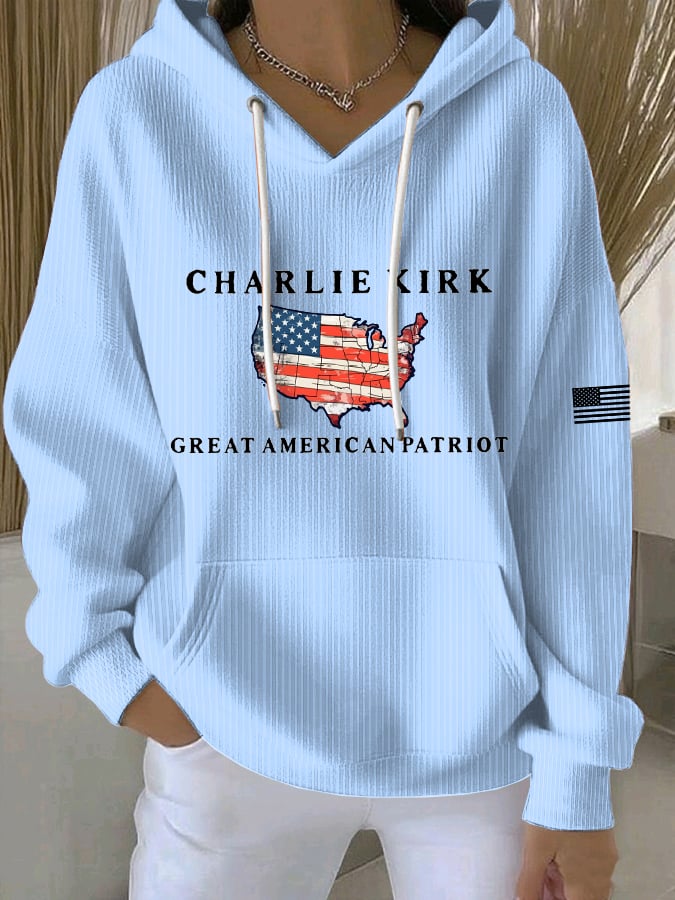 Women's Great American Patriotic Print Casual Sweatshirt