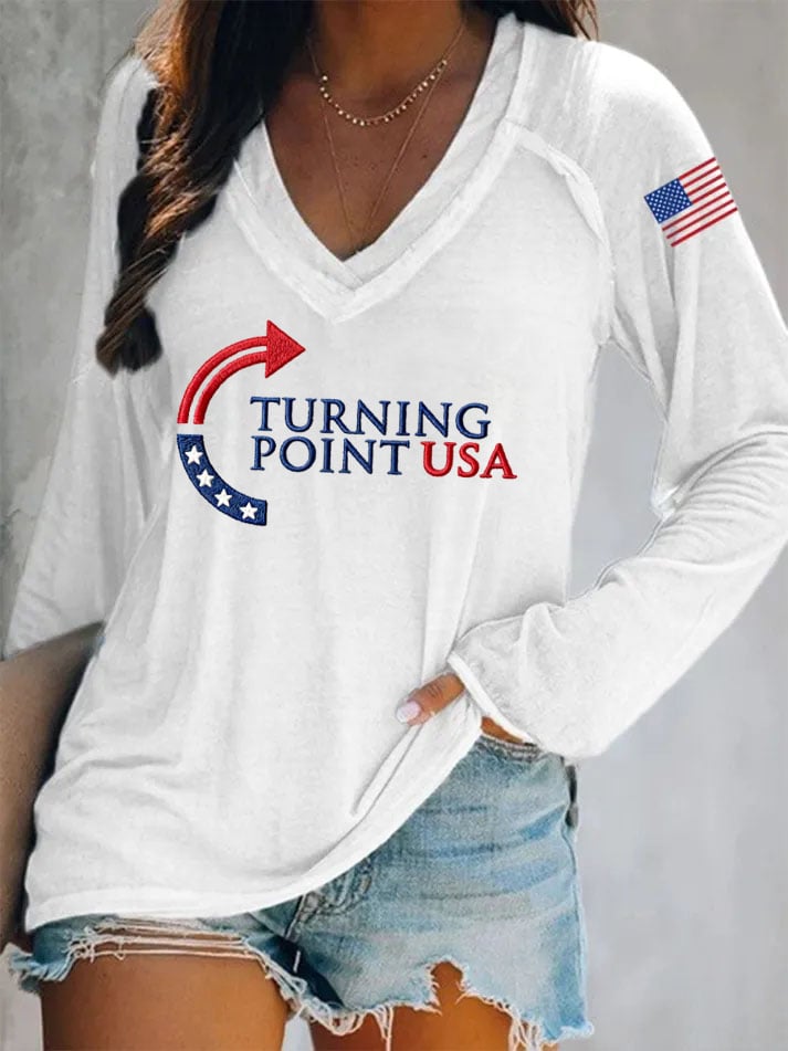 Women's Freedon Printing T Shirt