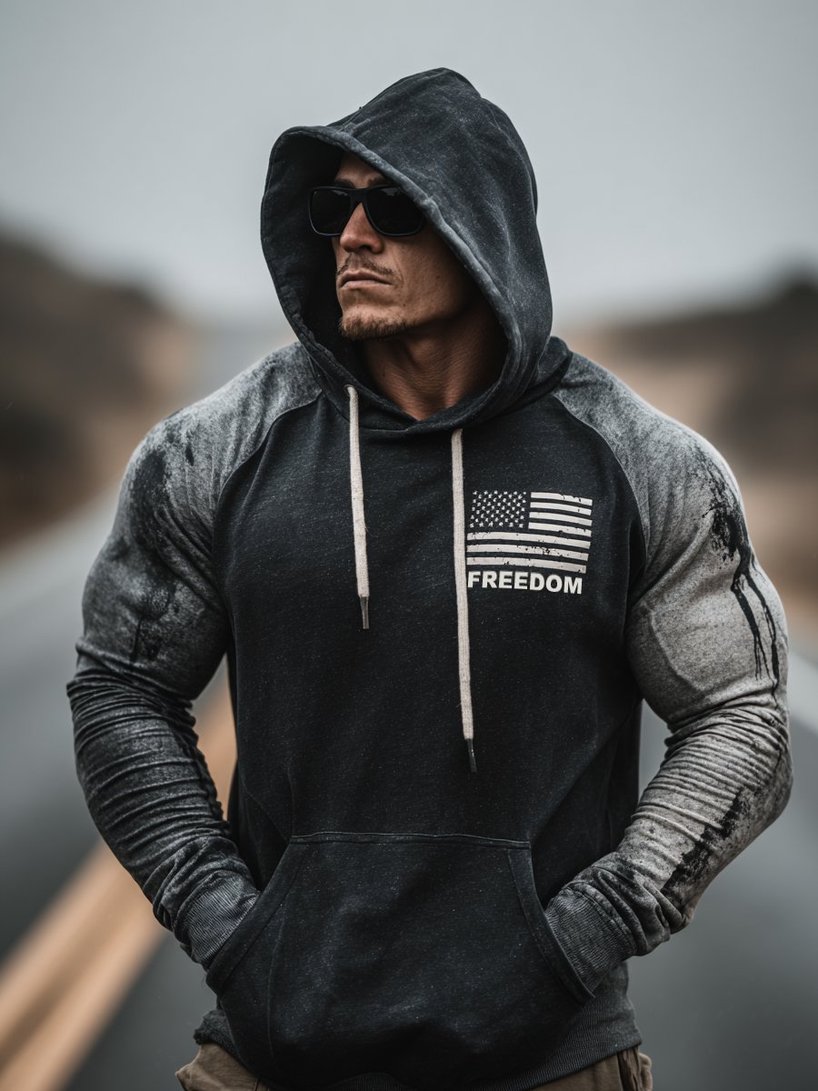 Men's Vintage Freedom Hoodie