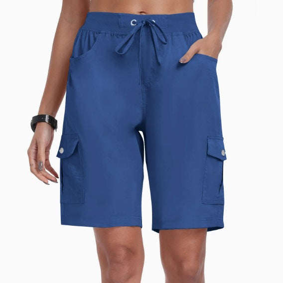 Women's Quick-Dry Cargo Shorts with Pockets
