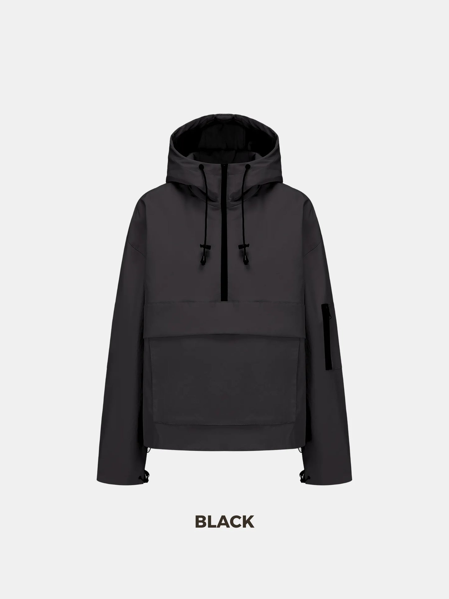Classic Oversized Waterproof Rain Jacket Hoodie