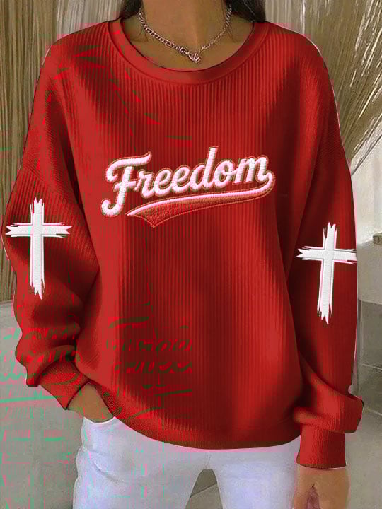 Women's Hot Free Will Printed Round Neck T-shirt