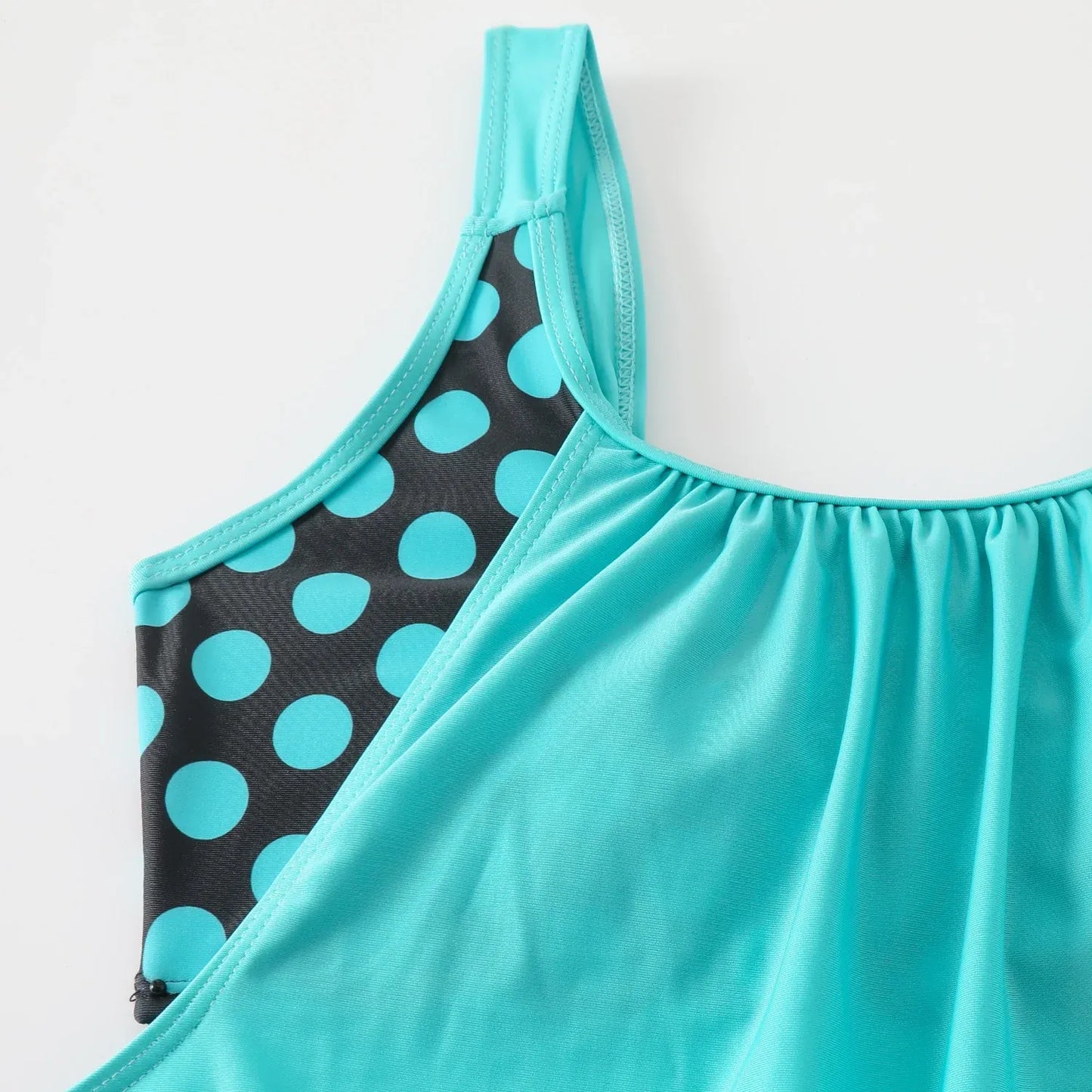 Women’s Polka Dot Tankini Swim Set