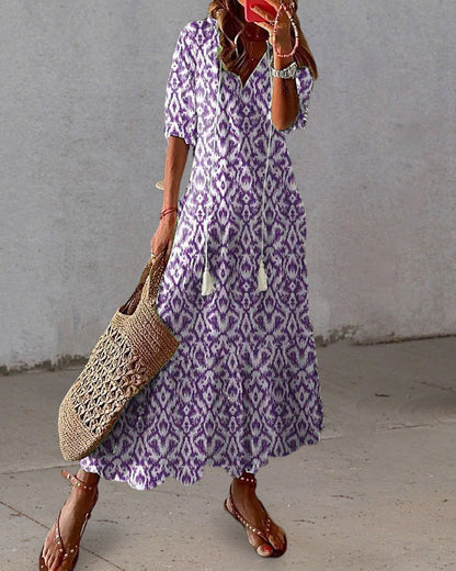 Boho Tummy Coverage Dress
