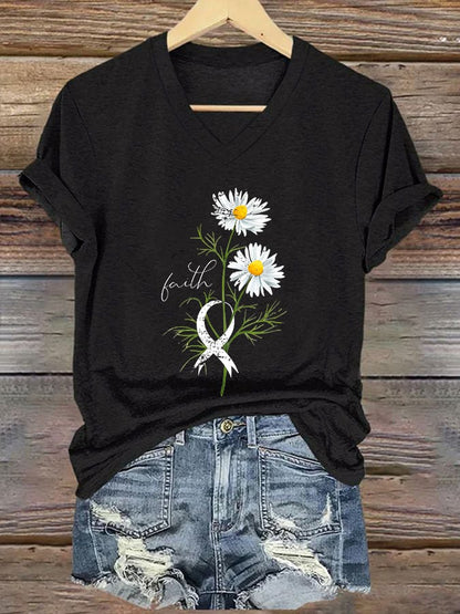 Women'S Casual Faith Short Sleeve T-Shirt