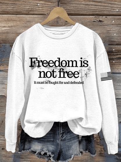 Women's Hot Events Printed Crew Neck Sweatshirt