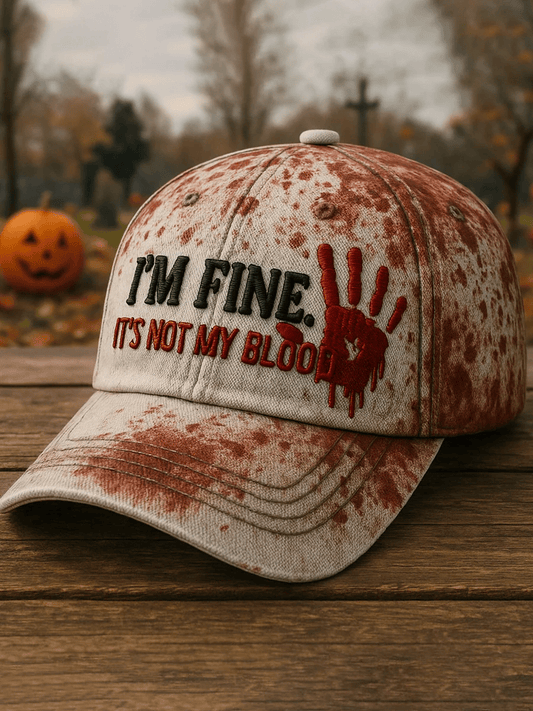 Unisex Halloween Print Hat