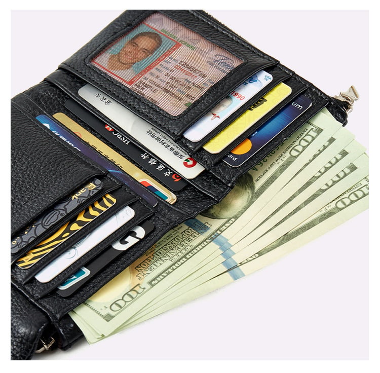 ⏰Unisex Pebble Leather Wallet🔥