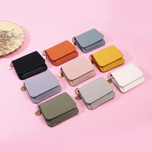 RFID Blocking Leather Wallet with Card Holder & Coin Pocket