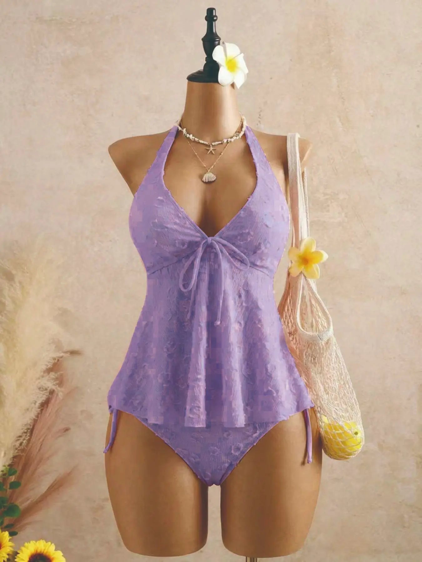 Flattering Tankini Set for Women – Comfortable & Stylish Two-Piece Swimwear