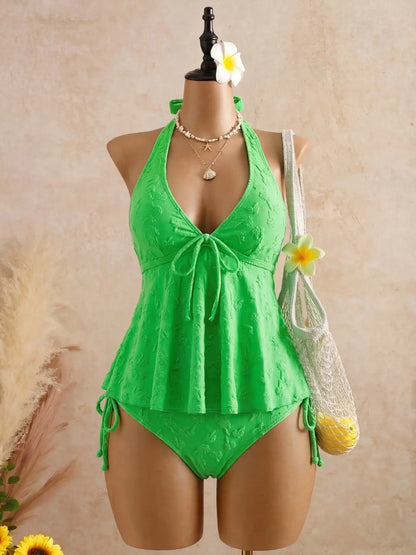 Flattering Tankini Set for Women – Comfortable & Stylish Two-Piece Swimwear