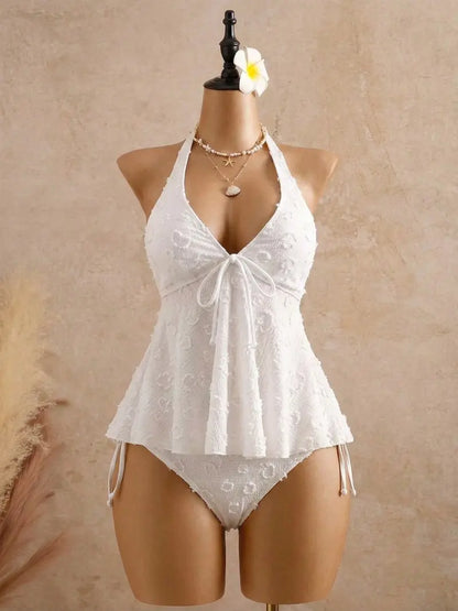 Flattering Tankini Set for Women – Comfortable & Stylish Two-Piece Swimwear