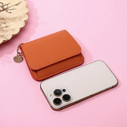 RFID Blocking Leather Wallet with Card Holder & Coin Pocket