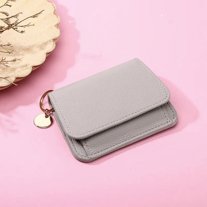 RFID Blocking Leather Wallet with Card Holder & Coin Pocket