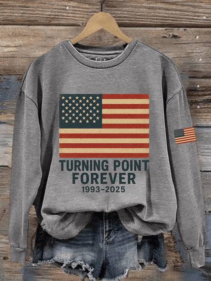 Women's Hot Events Printed Crew Neck Sweatshirt