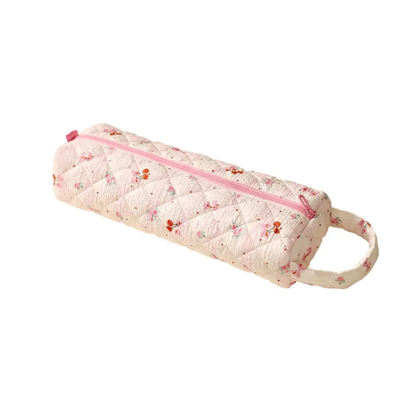 Quilted Hair Dryer Storage Bag - Travel Case for Hair Dryer, Curling Iron & Straightener