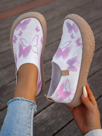 Women's Knit Breathable Slip-On Casual Shoes