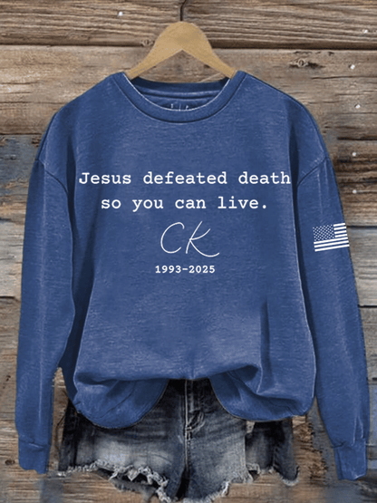 Women's Hot Events Printed Crew Neck Sweatshirt