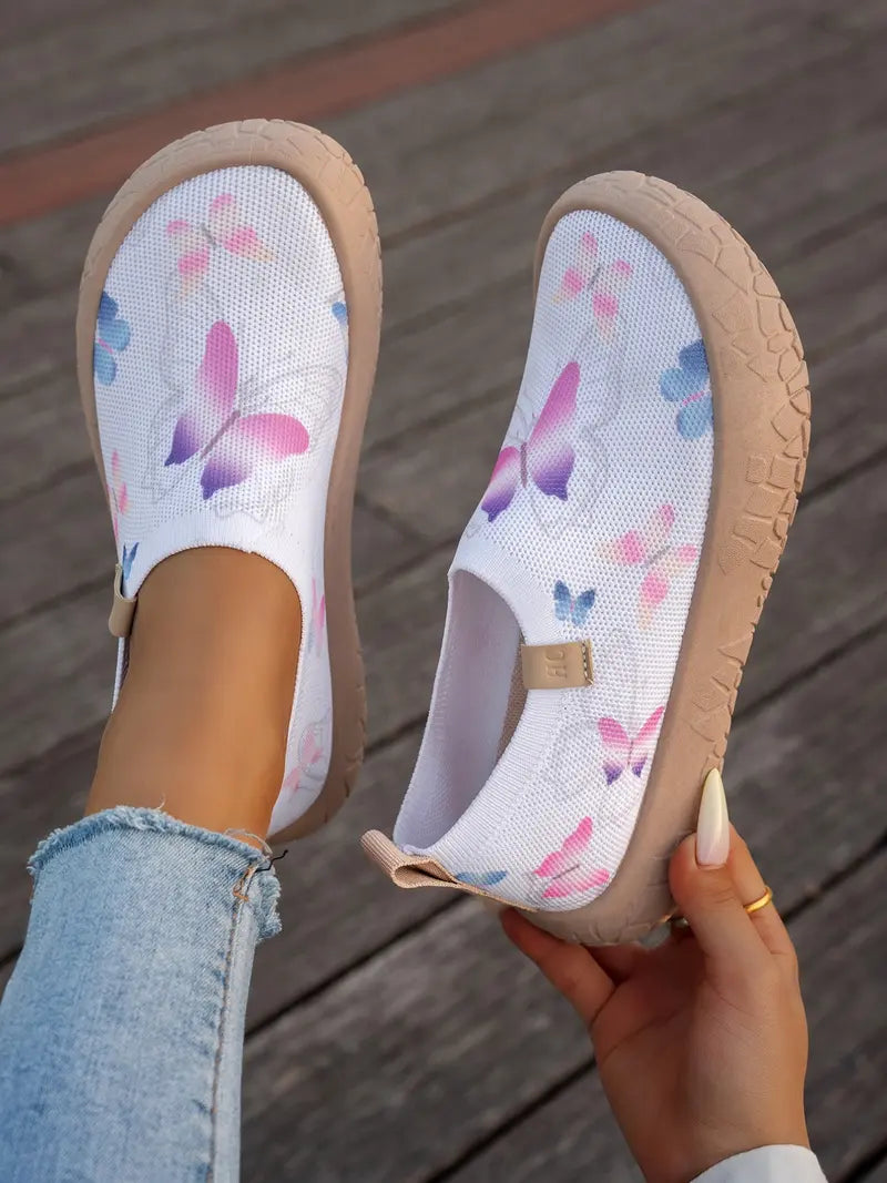 Women's Knit Breathable Slip-On Casual Shoes