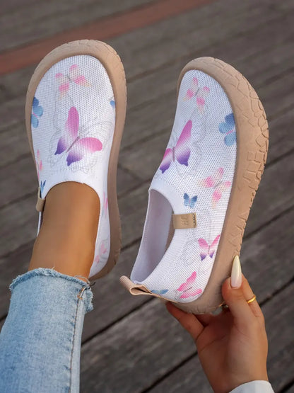 Women's Knit Breathable Slip-On Casual Shoes