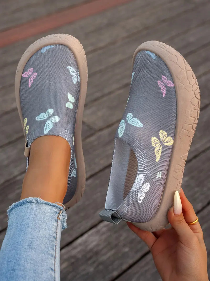 Women's Knit Breathable Slip-On Casual Shoes