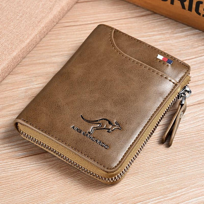 Last Day 49% OFF Men Wallet Zipper  Purse ( RFID PROTECTED )