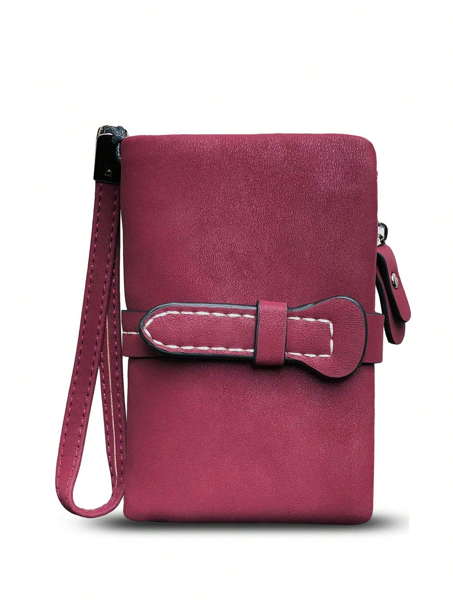 Women's RFID Tri-Fold Wallet with Card Slots & Zip Coin Pocket