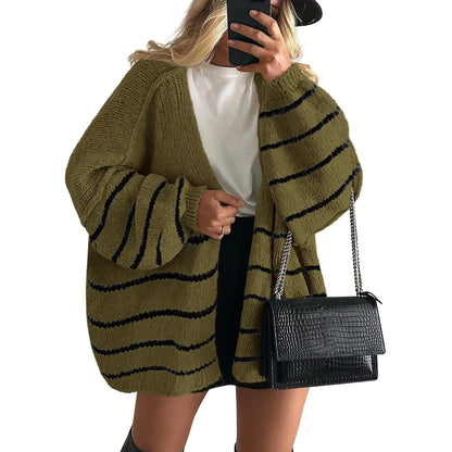 Women's Oversized Cardigan Sweater - Lightweight Knit