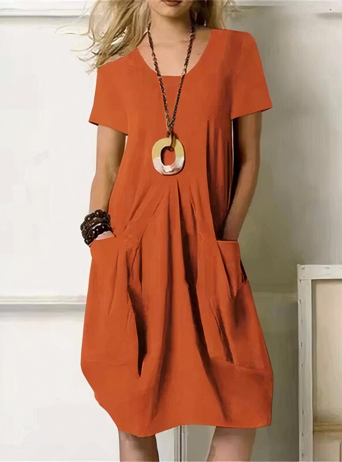Circle Waltz Casual Dress
