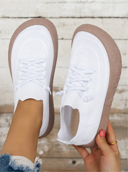 Women's Knit Breathable Slip-On Casual Shoes