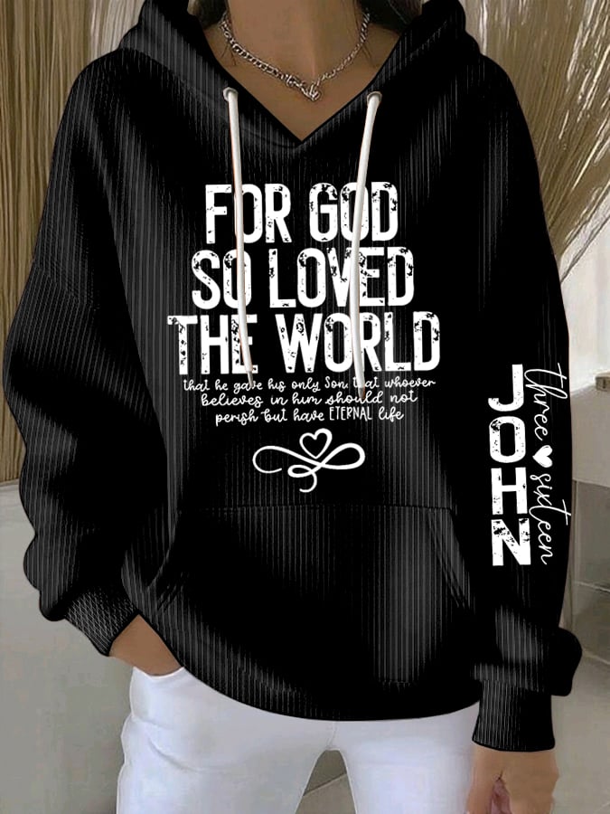 Women's For God So Loved The World Sweatshirts