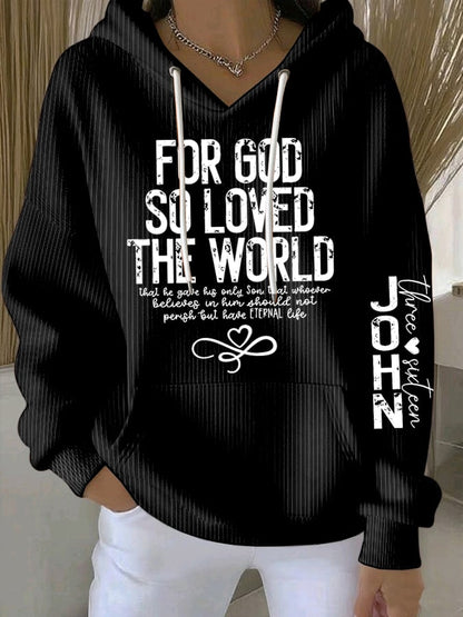 Women's For God So Loved The World Sweatshirts
