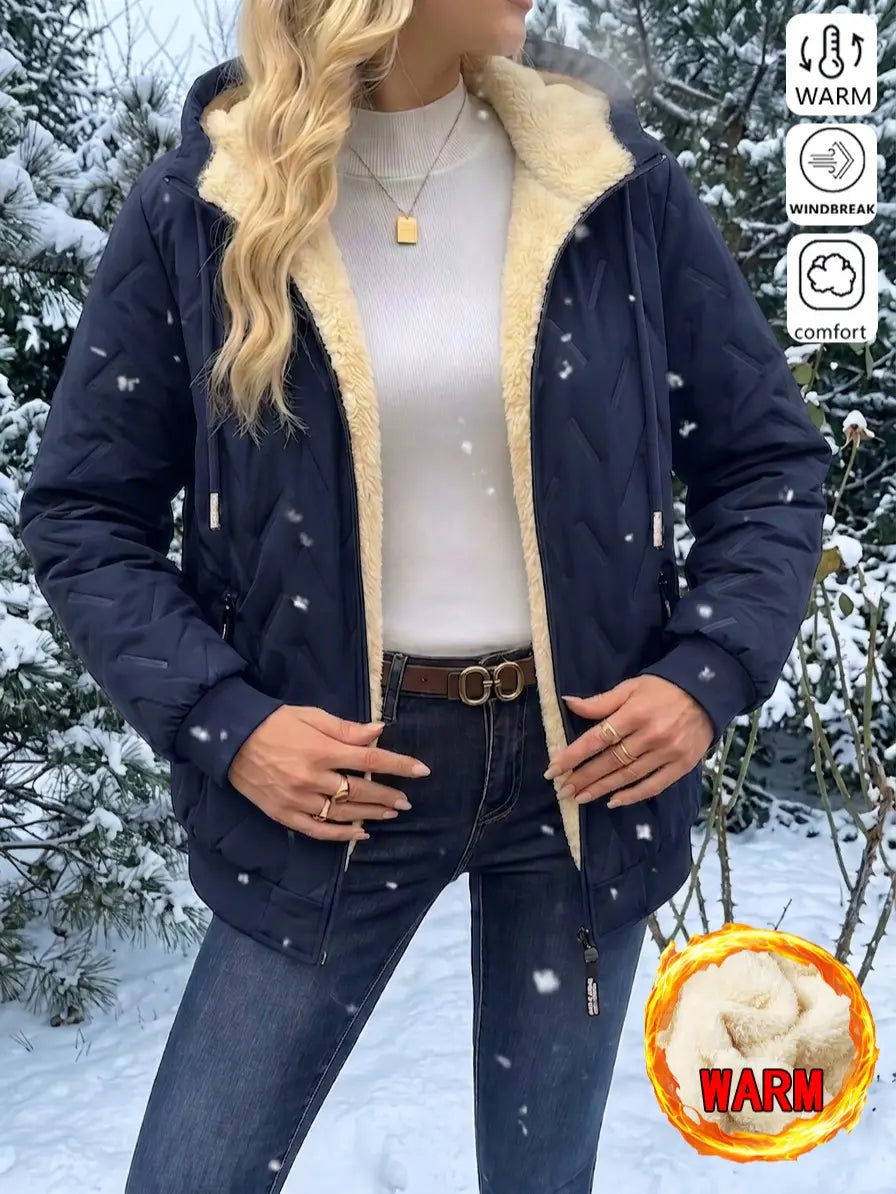 Women’s Winter Fleece Jacket - Lightweight, Warm, Casual & Outdoor Wear