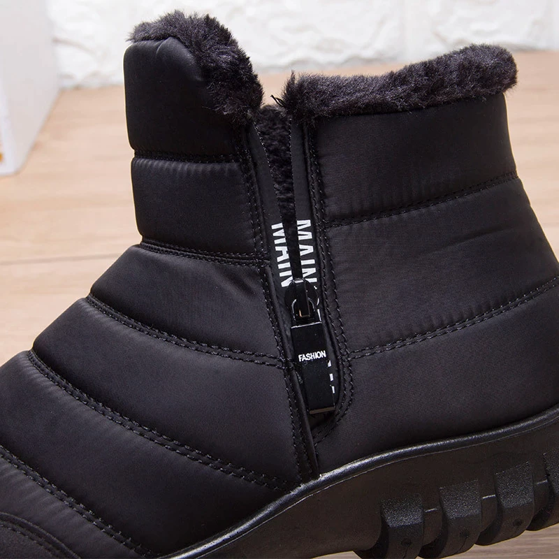 Waterproof Warm Cotton Zipper Snow Ankle Boots ( HOT SALE !!!-60% OFF For a Limited Time )