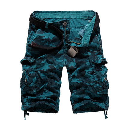 KangooSport Men's outdoor camouflage cargo shorts