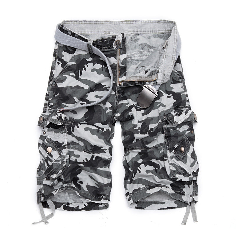 KangooSport Men's outdoor camouflage cargo shorts