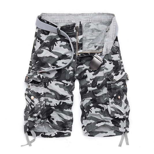KangooSport Men's outdoor camouflage cargo shorts