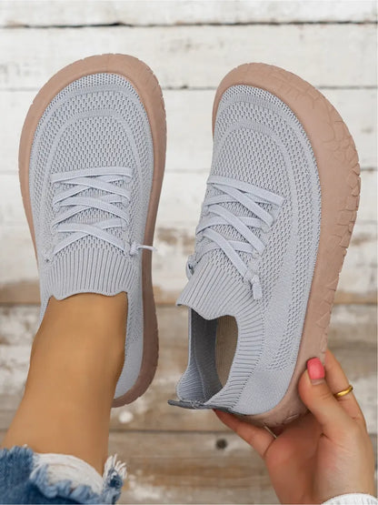 Women's Knit Breathable Slip-On Casual Shoes