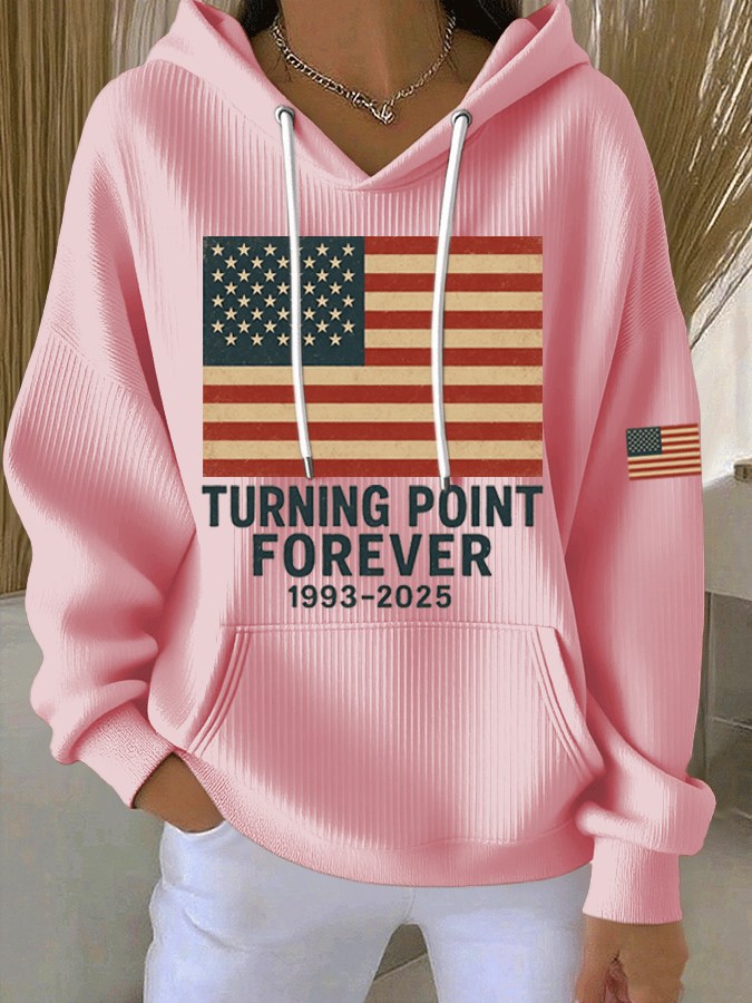 Women's Hot Print Casual Hooded Sweatshirt