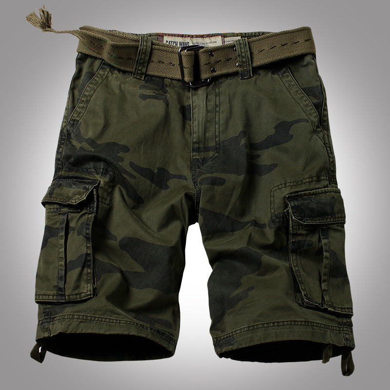 Casual Loose Camo Cotton Men's Shorts