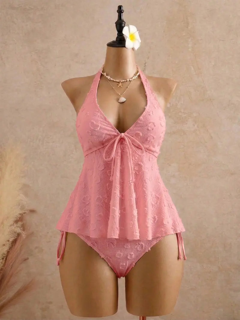 Flattering Tankini Set for Women – Comfortable & Stylish Two-Piece Swimwear