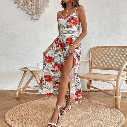 Elegant Floral Maxi Dress