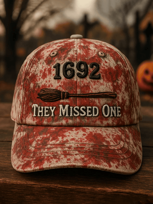Unisex Halloween Print Hat
