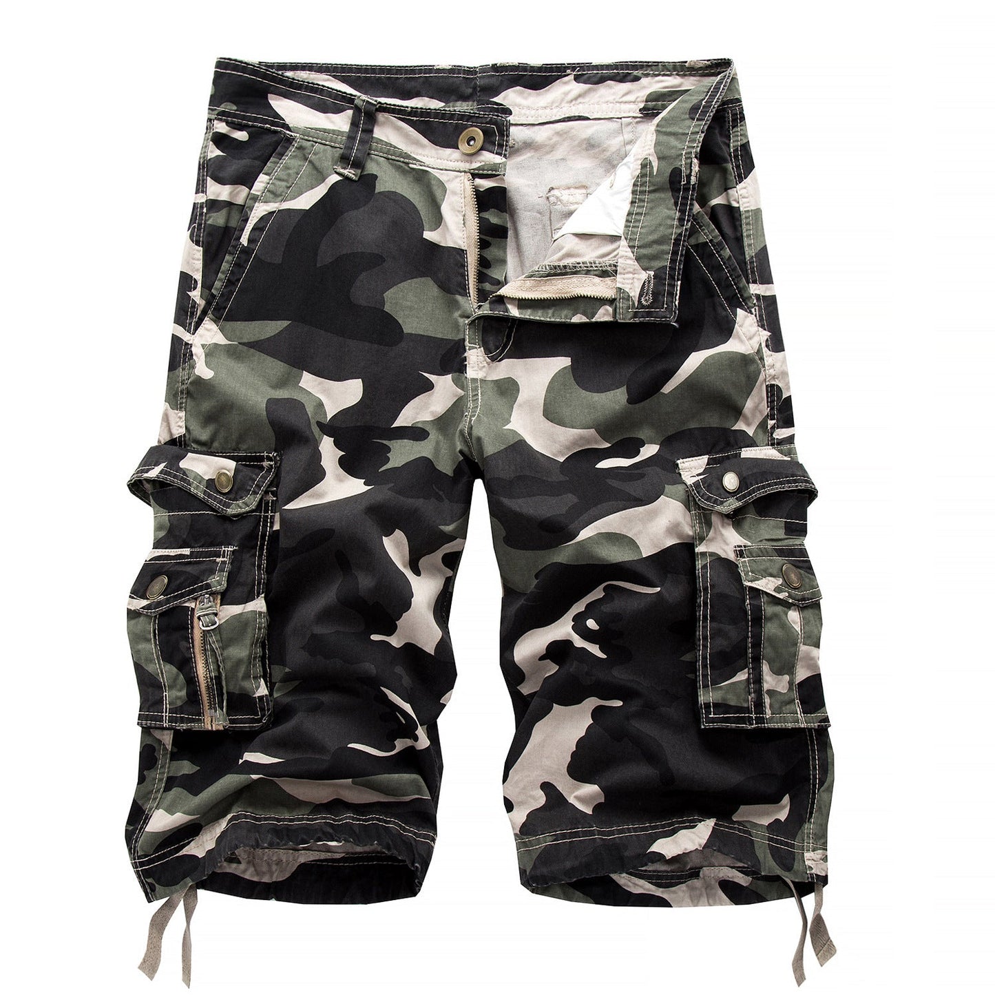 KangooSport Men's outdoor camouflage cargo shorts