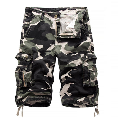 KangooSport Men's outdoor camouflage cargo shorts