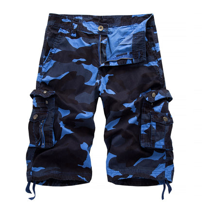 KangooSport Men's outdoor camouflage cargo shorts