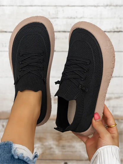 Women's Knit Breathable Slip-On Casual Shoes