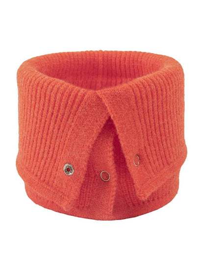 Solid Color Warm Knitted Scarf
