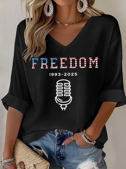 Women's Commemorative Leader Print Waffle T-Shirt
